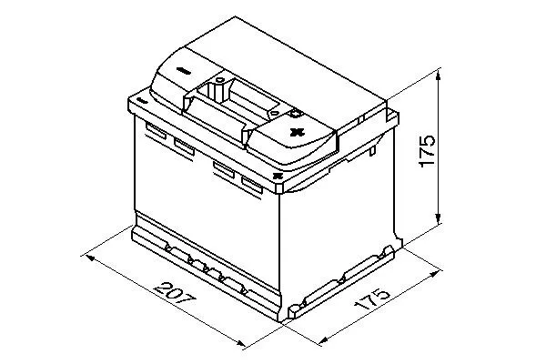 Start accu – Bosch 0 092 S50 010